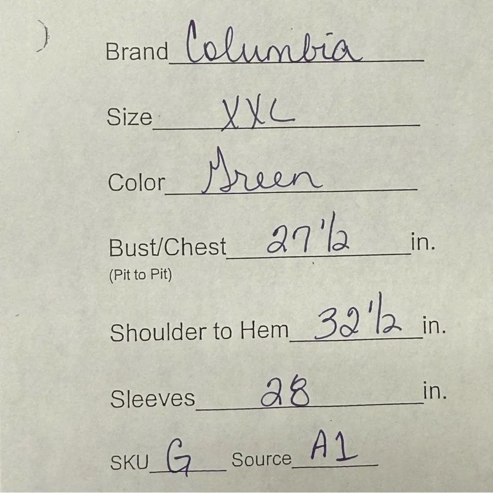 Columbia PFG Turquoise Long Sleeve Performance Fishing Shirt XXL - Picture 8 of 8